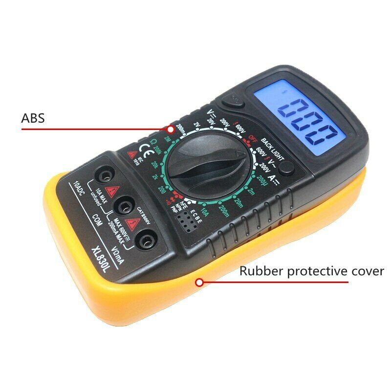 Multimeter Multi Meter Digital Multitester Multi Tester Digital Mini