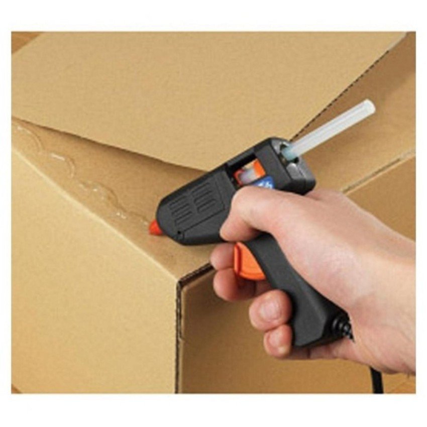 Glue Gun Lem Tembak 20 Watt Hot Melt 220V Alat Lem Bakar Perekat Serbaguna untuk Kerajinan Tangan Prakarya Kaca Rumah Tangga dan Elektronik Lem Stick 5-7mm AC 110-240V 50-60Hz - Gambar 4