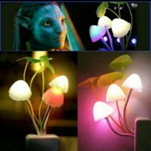 Lampu Tidur LED Sensor Cahaya Lampu Jamur Lampu Avatar Lampu Malam Kreatif Dekorasi Kamar Anak & Dewasa Touch Sensor Dimming Hemat Energi Night Light - Gambar 4