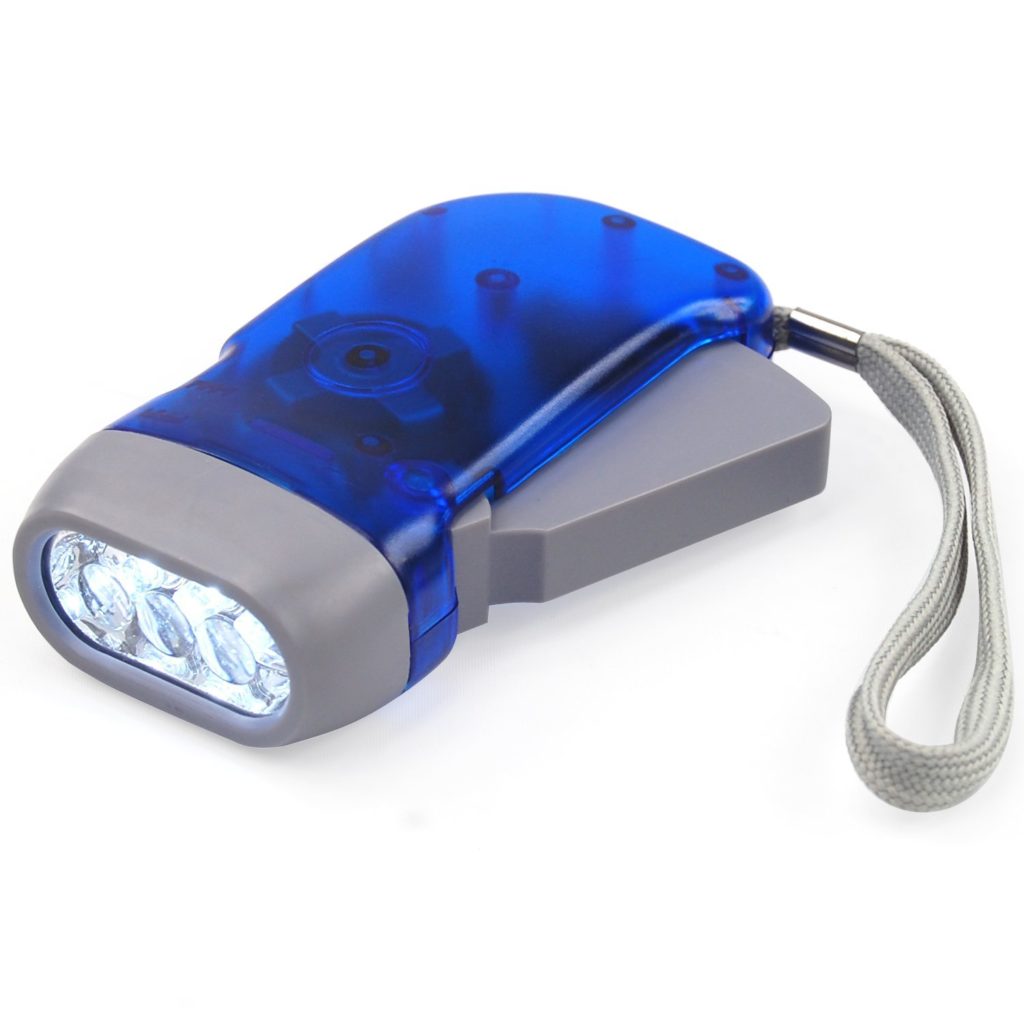 Senter Pompa LED Tangan Hand Pressing Flashlight rechargeable Jadi