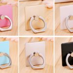 iRing Ring Stand HP Polos Metal Holder Jari Smartphone Dudukan HP Tempel Universal Ring Holder Besi Putar 360 Derajat Anti Jatuh Penyangga HP Slim Minimalis Praktis untuk Semua Tipe iPhone Android Tablet Kuat Awet Berkualitas Aksesoris HP Murah