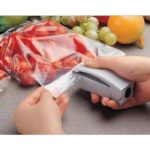 WORKWONDER Mini Hand Heat Sealer Portable - LX2000A Alat Perekat Plastik Mini Sealer Makanan Portable Heat Sealer Hand Press Mini Segel Plastik Kemasan Makanan Ringan Snack Sealer Portable Praktis Anti Bocor Tahan Lama Perekat Plastik Mini Sealer Press