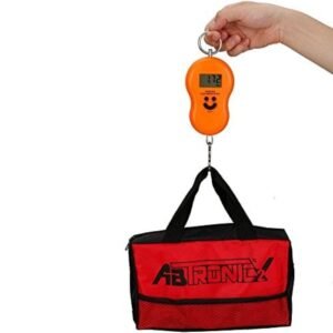 Timbangan Digital Gantung Smile 40KG Portable Electronic Scale Mini LCD untuk Koper Bagasi Barang Paket Laundry Ikan Sayur Travel Luggage Scale Timbangan Tangan Praktis Mudah Dibawa dengan Layar LCD - Gambar 3