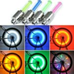 Lampu LED Tutup Pentil Ban Mobil Motor Sepeda Neon Wheel Light Aksesoris Modifikasi Ban Kendaraan Menyala Sensor Gerak Waterproof Anti Air Warna Warni Terang Keren Safety Riding Malam Hari Plug and Play Awet Berkualitas Isi 2 Pcs Murah Grosir
