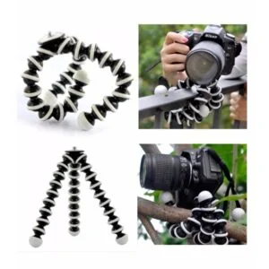 Gorillapod Kecil Flexible Tripod HP Kamera DSLR 1/4 Screw Fleksibel Multifungsi untuk Smartphone dan Kamera dengan Kaki Dapat Ditekuk Diputar 360 Derajat - Gambar 5