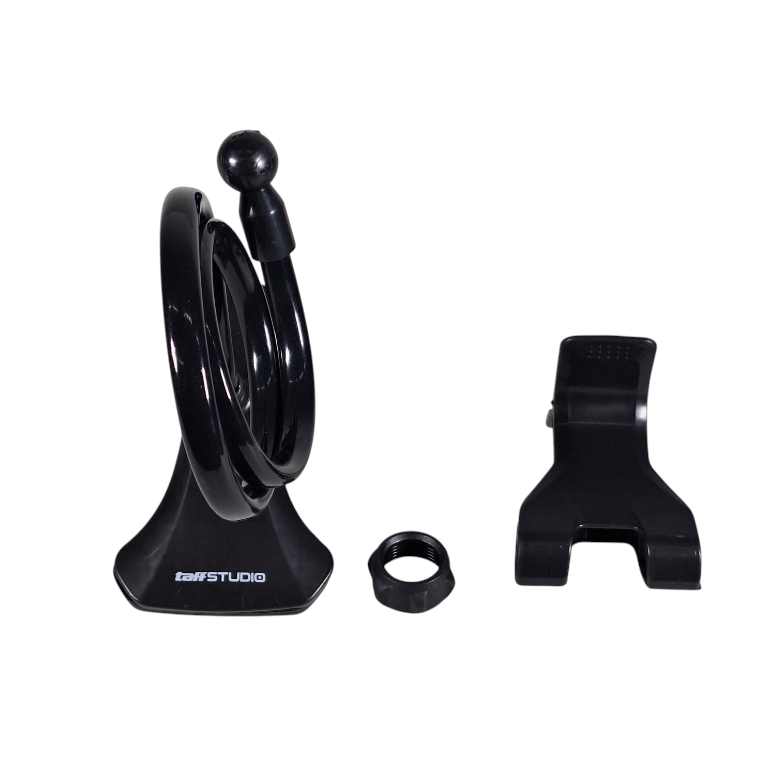 TaffSTUDIO Lazypod Tripod Holder HP Tablet Clamp Universal Tripod-8-1, Phone Stand Jepitan dengan Gooseneck Fleksibel 57cm, Putar 360 Derajat, Penjepit Meja Tempat Tidur Mobil, Support Beban 750g - Gambar 5