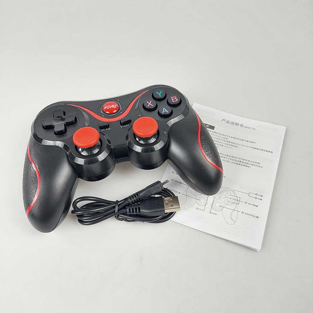 TERIOS X3 Gamepad Bluetooth Wireless Game Controller Stick Stik Joystick Android Smartphone HP PC Laptop Smart TV Box Media Player Holder HP Game Pad Tanpa Kabel Koneksi Stabil Responsif Support Game Mobile Legend Free Fire PUBG Emulator High Quality - Gambar 4