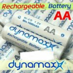 Baterai Dynamax AA 1000mah Rechargeable / Baterai Cas White
