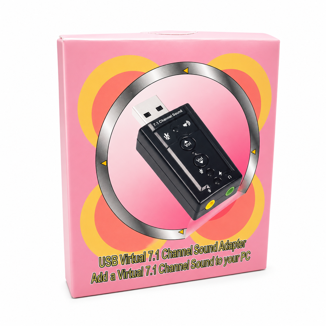 Taffware TC-03 Sound Card USB External 7.1 Channel Adapter Audio USB 2.0 3.5mm Mic Speaker Jack C-Media CM108 Plug and Play Portable dengan Volume Mute untuk PC Komputer Laptop Notebook Headset Earphone - Gambar 11
