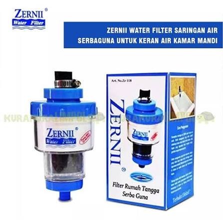 ZERNII Saringan Kran Air Filter Keran Penjernih Air Sumur PAM Wastafel Kamar Mandi Penyaring Kotoran Debu Karat Cacing Bau Praktis Alat Filter Air Rumah Tangga Higienis Material Tebal Kuat Awet Mudah Dipasang Original High Quality Water Purifier Filter - Gambar 4