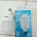 Lampu Bohlam LED Emergency 38 Watt Dipegang Nyala