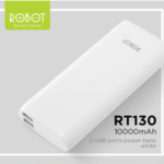 Power Bank Powerbank Robot RT-130 Kapasitas 10000 mAh 2 USB Ports