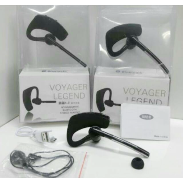 Handset Earphone Handsfree Bluetooth Stereo Voyager Legend V8 - Gambar 3
