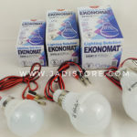 Lampu LED 6W DC 12V Aki Accu Solar Cell Panel Surya Capit