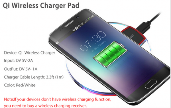 Fantasy Qi Wireless Charger Pad for Android / iOS Charger Tanpa Kabel - Gambar 3