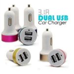 Adapter Charger 2 Port Usb Untuk Mobil Car Adapter Charger