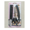 Gunting Rambut Sasak Set 3 in 1 Sisir Pisau Cukur Praktis - Gambar 3