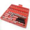 Alat Perkakas Tools Kit Kunci Sok Kunci Pas Set 46 Pcs - Gambar 3