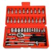 Alat Perkakas Tools Kit Kunci Sok Kunci Pas Set 46 Pcs
