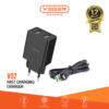Travel Charger Ces Casan VEGER V02 Fast Charging 2.4A