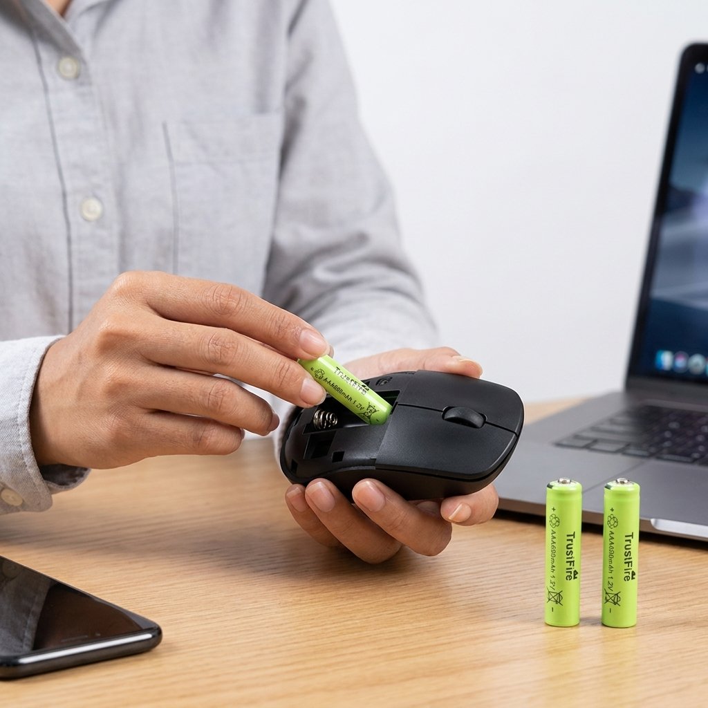 TrustFire Baterai AAA Rechargeable Ni-MH 600mAh 1.2V 1 PCS Button Top DR600 Baterai Isi Ulang untuk Remote TV AC Mainan Jam Dinding Mouse Keyboard Senter Wireless Perangkat Elektronik - Gambar 7