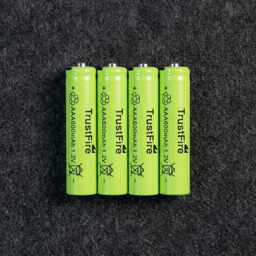 TrustFire Baterai AAA Rechargeable Ni-MH 600mAh 1.2V 1 PCS Button Top DR600 Baterai Isi Ulang untuk Remote TV AC Mainan Jam Dinding Mouse Keyboard Senter Wireless Perangkat Elektronik - Gambar 9