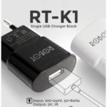 Batok Adapter Charger ROBOT RTK1 RT-K1 K1 Single USB Output