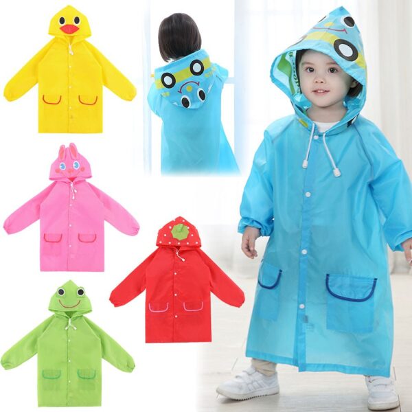 Jas Hujan Anak Karakter Ponco Funny Rain Coat