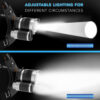 Senter Kepala Headlamp Headlight 3 LED Cree XM-L T6 + 2 XEP 10000 Lumens - Gambar 5