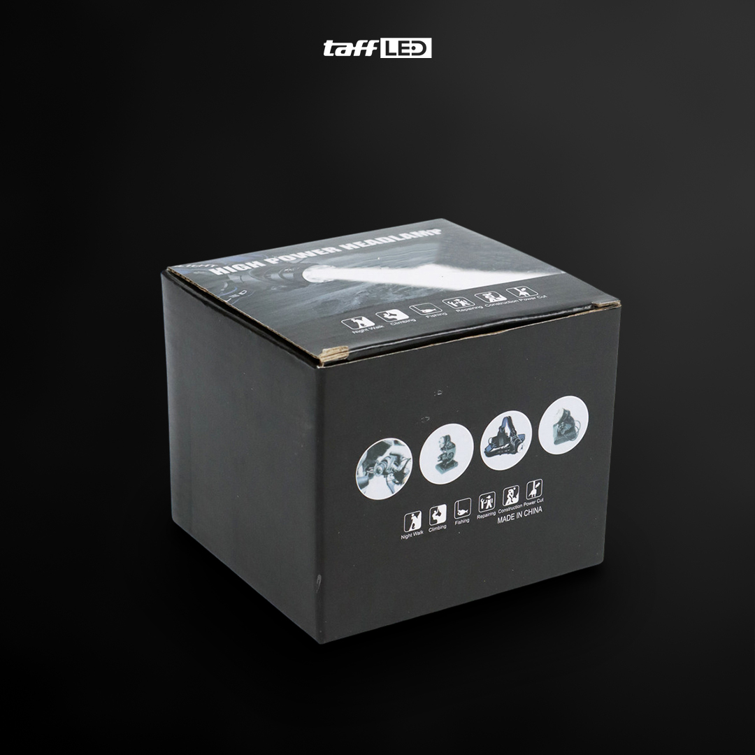 TaffLED Senter Kepala High Power Headlamp Cree XML-T6 1000 Lumens - HE60 - Black - Gambar 8
