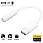 USB Type C 3.1 to 3.5mm Audio Jack Converter 10.5cm - L41 Kabel Type C to AUX Adapter USB Type C to 3.5mm Jack Converter Audio Cable Type C to AUX Type C to Headphone Jack Adapter Kabel Type C Audio Converter untuk HP Laptop Tablet