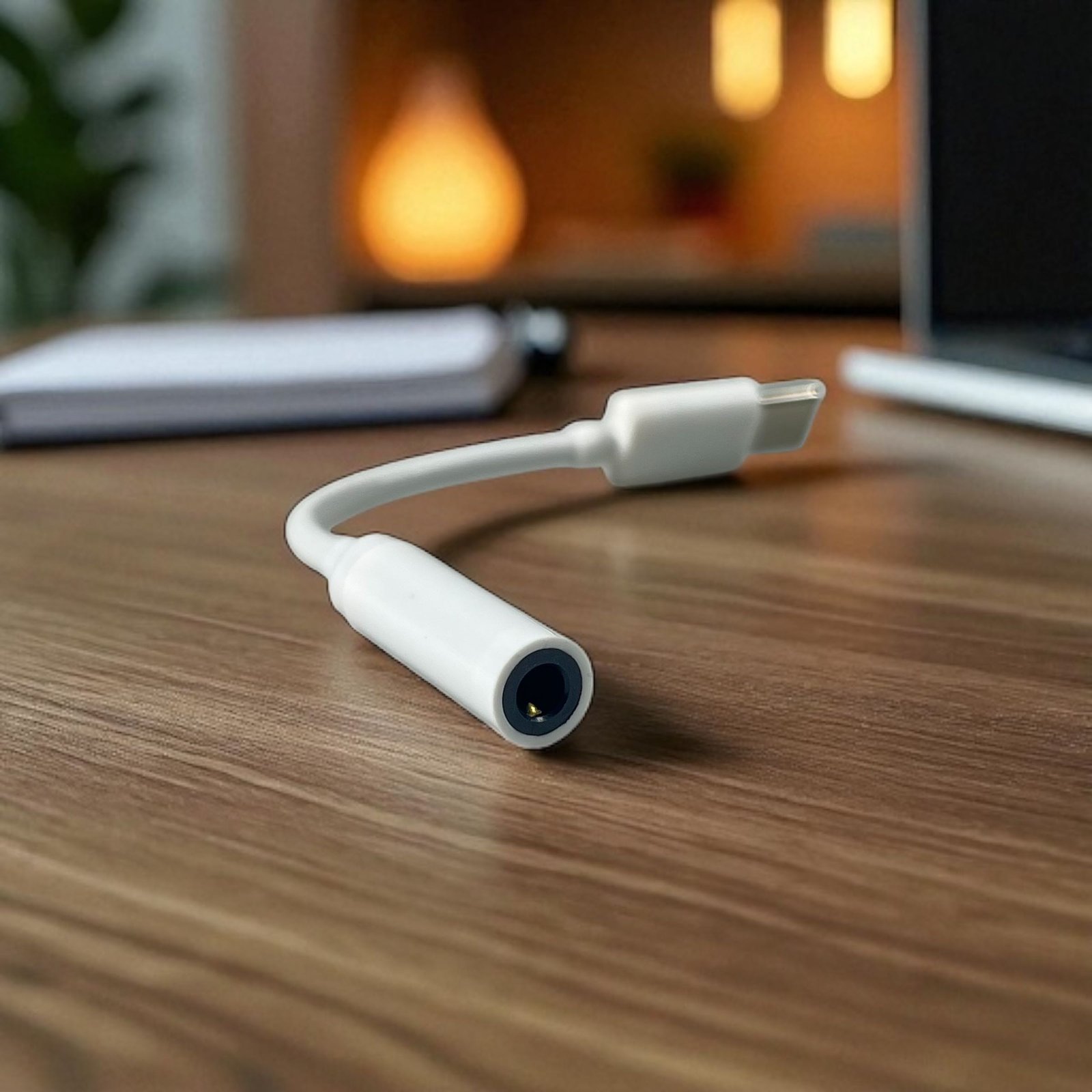 TaffSTUDIO L41 Kabel USB Type C to 3.5mm Audio Jack Converter 10cm AUX Adapter Female untuk HP Smartphone Laptop Earphone Headset Speaker Musik dan Panggilan, Kompatibel Perangkat USB-C yang Mendukung Audio - Gambar 6