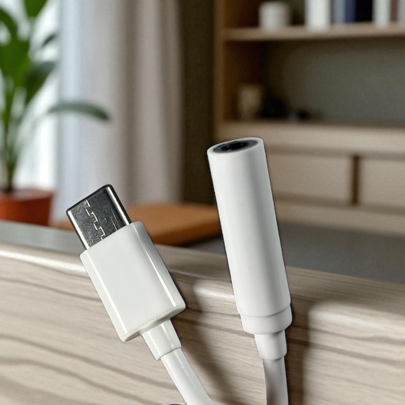 TaffSTUDIO L41 Kabel USB Type C to 3.5mm Audio Jack Converter 10cm AUX Adapter Female untuk HP Smartphone Laptop Earphone Headset Speaker Musik dan Panggilan, Kompatibel Perangkat USB-C yang Mendukung Audio - Gambar 7