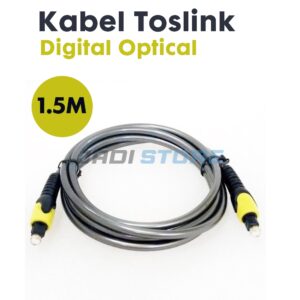 Kabel Toslink Digital Optical Audio 1.5 Meter Kabel Fiber Optik untuk TV Soundbar Speaker Home Theater PS4 DVD Receiver HDTV High Quality - Gambar 3