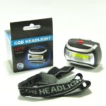 Senter Kepala Headlamp Headlight Flashlight Waterproof LED 3 Modes COB