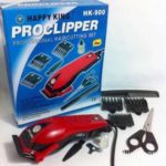 HAPPY KING Hair Clipper HK-900 Mesin Alat Cukur Rambut Elektrik Profesional Pangkas Rambut Kumis Jenggot Clipper Set Lengkap Untuk Barbershop Salon Rumah Tangga Mata Pisau Stainless Steel Tajam Awet Presisi Kuat Getaran Halus Bonus Aksesoris