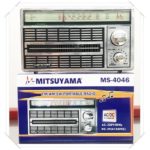 Radio Mitsuyama MS-4046 Radio Portable AC/DC Radio Klasik Jadul Radio Jaman Dulu International