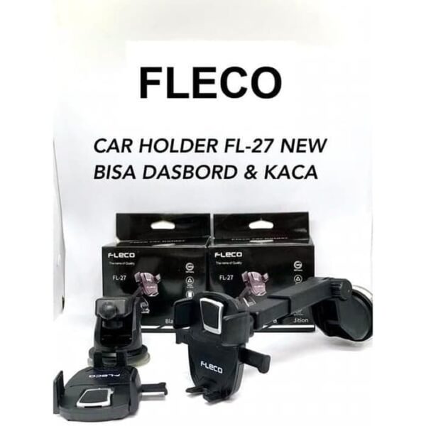 Holder Mobil Car Holder FLECO FL-27 FL27 High Quality Phone Holder - Gambar 2