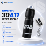 TaffSPORT 30A11 Botol Minum Sepeda Olahraga BPA Free 730ml White Sport Bottle untuk Gowes Gym Lari Camping Hiking Cycling Desain Ergonomis Anti Bocor Ringan dan Mudah Dibawa