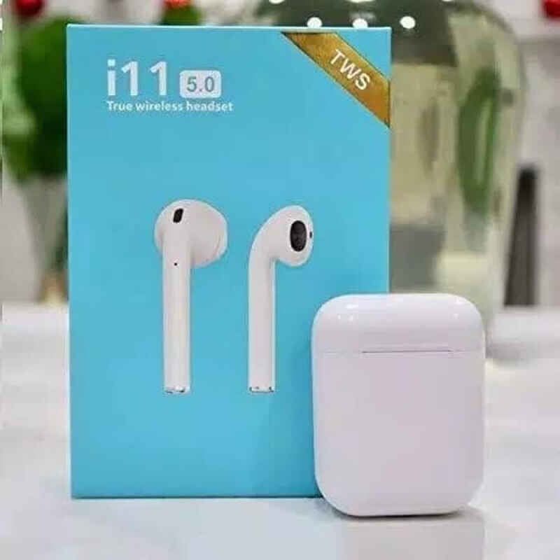 Handsfree Earphone Headset Bluetooth i11 TWS 5.0 Touch Button Earpods