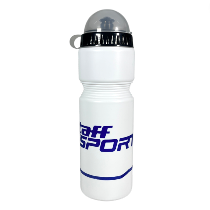 TaffSPORT Botol Minum Sepeda 730ml 30A11 Plastik BPA Free Dust Cover Tutup Anti Debu untuk Gowes Bersepeda Fitness Gym Holder Sepeda Botol Air Olahraga Desain Nyaman Digenggam Portable Reusable White - Gambar 2