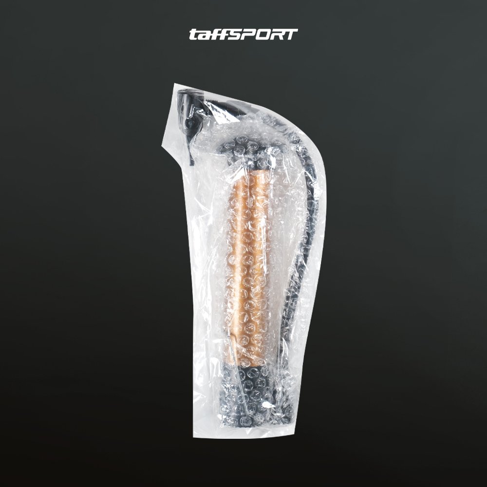 TaffSPORT Pompa Sepeda Portable Mini Gold Floor Pump Aluminium PM02 Pompa Angin Ban Sepeda Manual dengan Penjepit Frame untuk Semua Jenis Sepeda dan Bola Voli Sepak Bola Basket Praktis Tanpa Listrik - Gambar 12