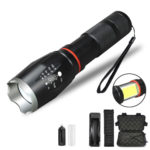 Senter LED Torch Cree XM-L T6 8000 Lumens Charger Box E17 COB