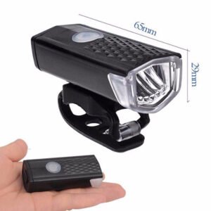 TaffLED Lampu Depan Sepeda LED USB Rechargeable 800mAh 300 Lumens Waterproof Lampu Sepeda MTB Road Bike Cahaya Terang untuk Gowes Malam Outdoor Touring Safety Bicycle Front Light - Gambar 4