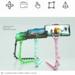 Tripod Tongsis Gurita Lazy Neck Holder Tentakel Cute Worm Lazy Holder