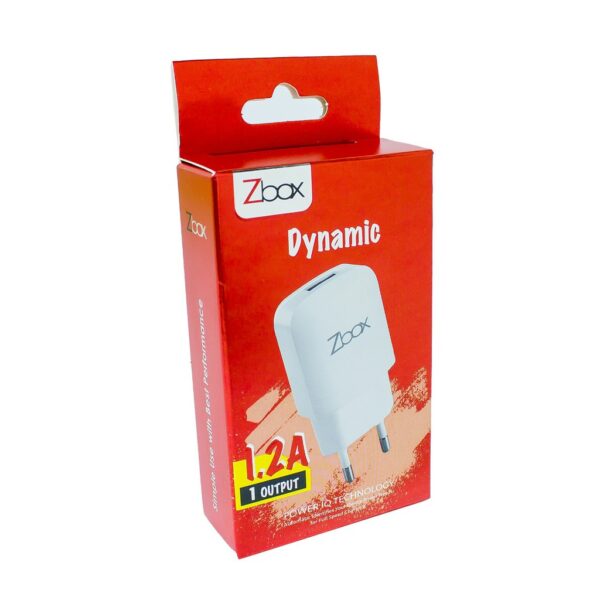 Travel Charger Batok Adaptor Charger ZBOX DYNAMIC 1.2A