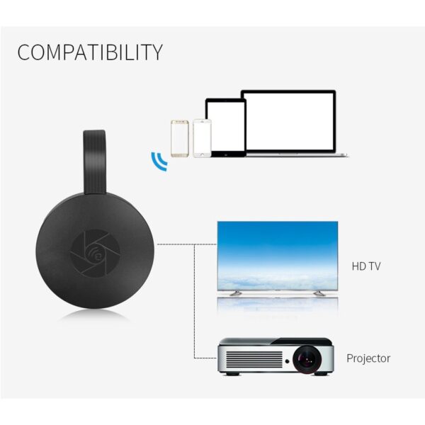 Anycast Dongle HDMI Wireless WiFi Mirascreen Miracast G2 HDMI Dongle Anycast G2 - Gambar 2
