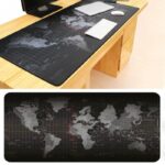 300 x 250 TaffGO Gaming Mouse Pad Desk Mat Motif Peta Dunia MP002 – Mouse Pad Gaming Peta Dunia Alas Mouse Laptop Komputer Gaming XL Besar Anti Slip Antislip Anti Licin Permukaan Halus Hitam Mousepad Meja Kerja Kantor Setup PC