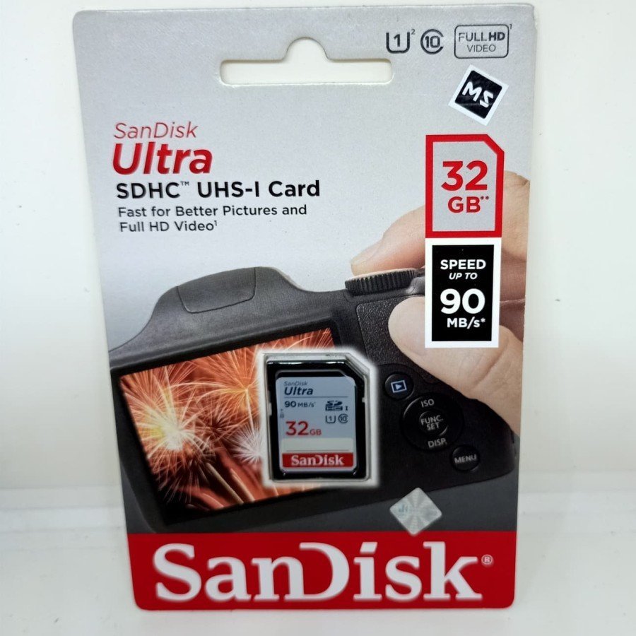 SanDisk Ultra SDHC/XC UHS-I Class 10 32GB 100MB/s Kartu Memori SDHC UHS1 untuk Kamera DSLR dan Kamera Digital Foto Video Full HD Memory Card Cepat Stabil dengan Durabilitas Tinggi untuk Penyimpanan File Berukuran Besar - Gambar 3