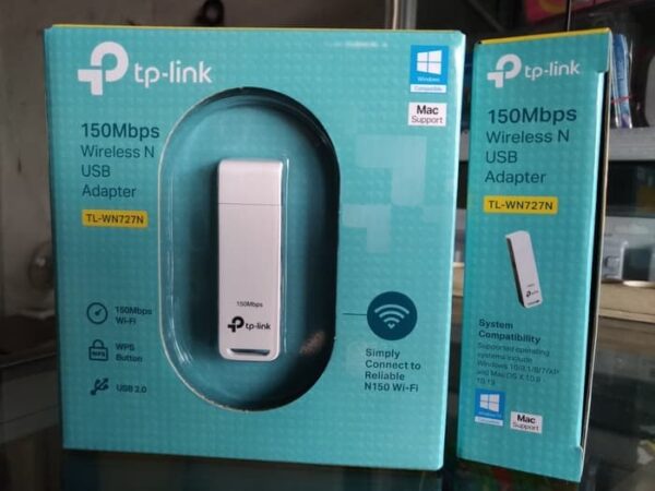 Wifi Adapter Wireless Adapter TP-LINK TL-WN727N Wireless USB Adapter 150MBPS - Gambar 2
